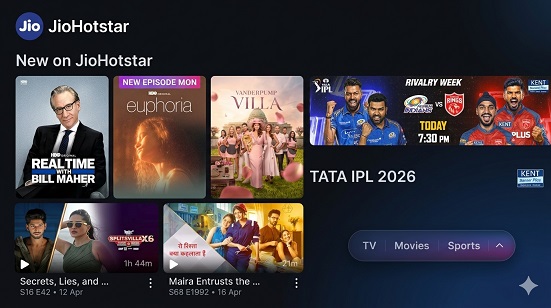 How to watch IPL ISL Sports JioHotstar Outside India